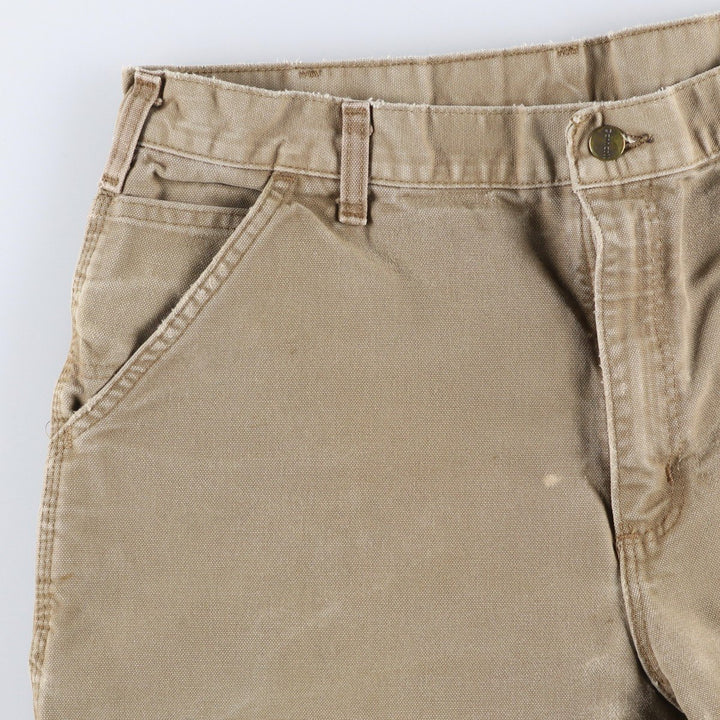 Carhartt Original Dungaree Fit Duck Painter Pants, Men's, W36 equivalent cotton Beige type Vintage Second Hand
