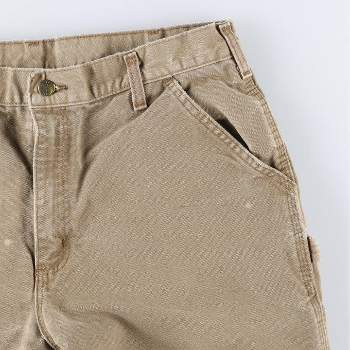 Carhartt Original Dungaree Fit Duck Painter Pants, Men's, W36 equivalent cotton Beige type Vintage Second Hand