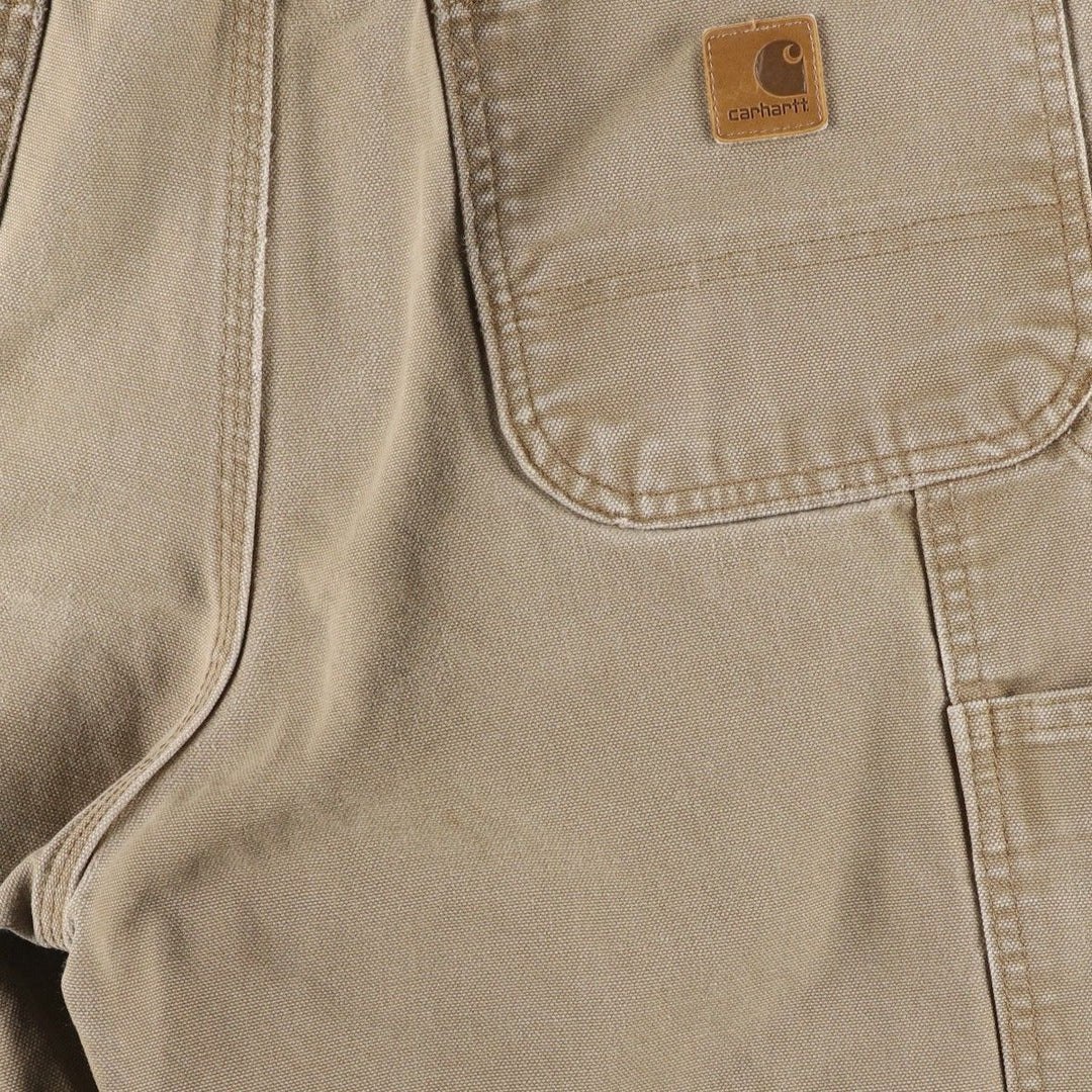 Carhartt Original Dungaree Fit Duck Painter Pants, Men's, W36 equivalent cotton Beige type Vintage Second Hand