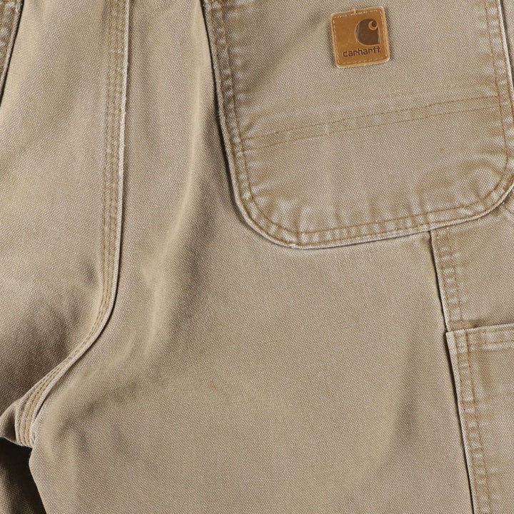 Carhartt Original Dungaree Fit Duck Painter Pants, Men's, W36 equivalent cotton Beige type Vintage Second Hand