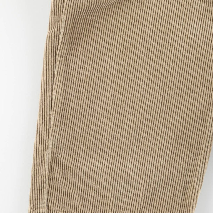 Ralph Lauren Polo Ralph Lauren Two-pleat Corduroy Pants Men's Size W37 cotton Beige type Vintage Second Hand
