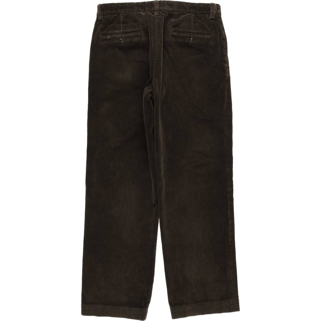 Ralph Lauren POLO by Ralph Lauren PRESTON PANT, men's corduroy pants, size W31. cotton chocolate Vintage Second Hand