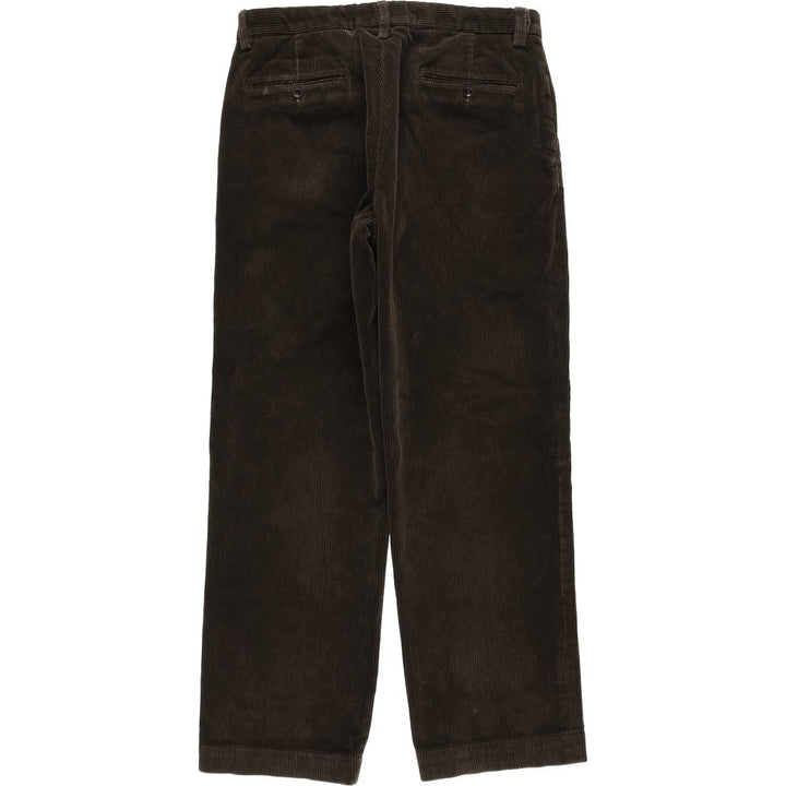 Ralph Lauren POLO by Ralph Lauren PRESTON PANT, men's corduroy pants, size W31. cotton chocolate Vintage Second Hand