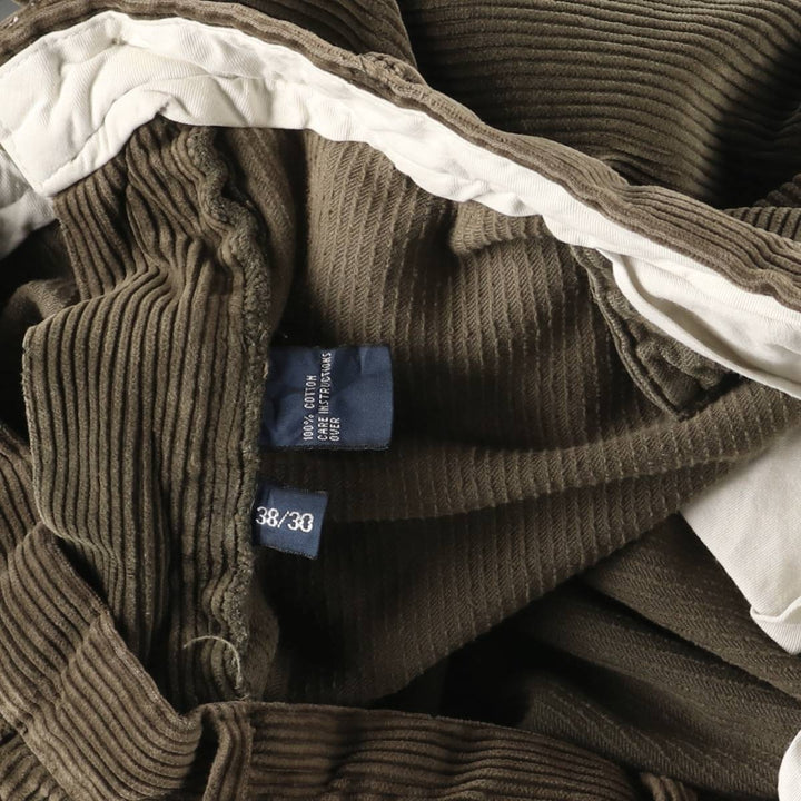 Ralph Lauren POLO by Ralph Lauren Corduroy Pants Men's W35 cotton Khaki type brown Vintage Second Hand