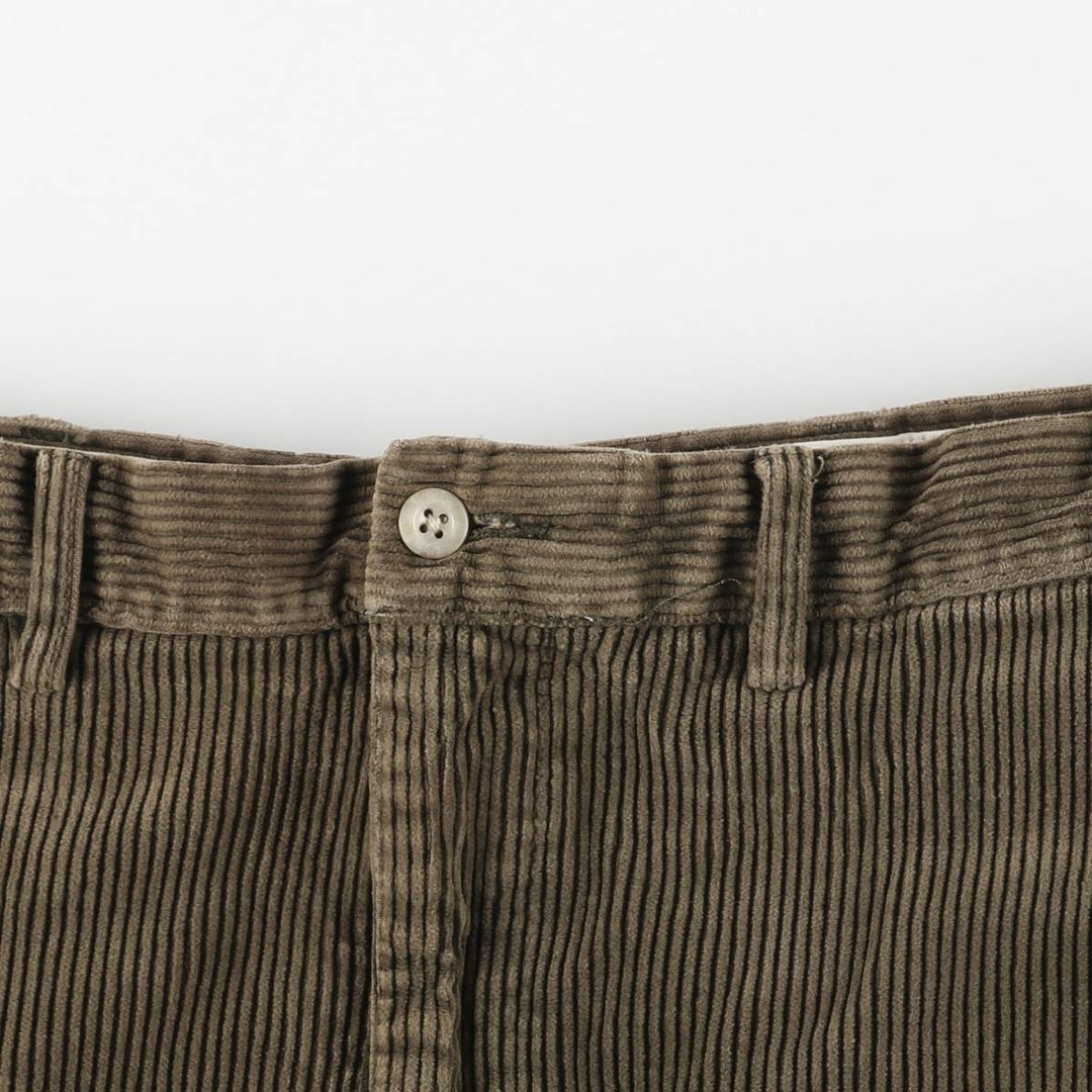 Ralph Lauren POLO by Ralph Lauren Corduroy Pants Men's W35 cotton Khaki type brown Vintage Second Hand