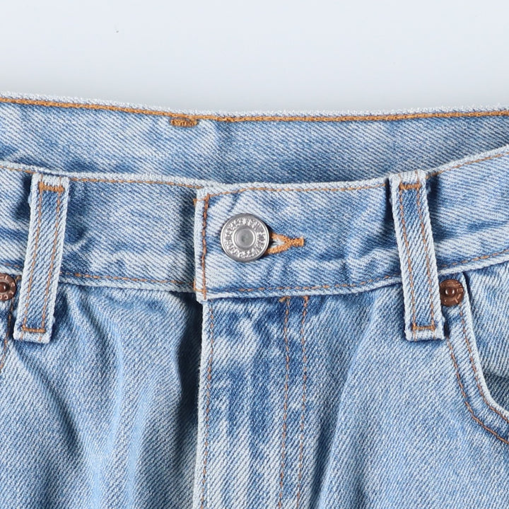 90'S Levi's 505-4834 Regular Fit Straight Leg Tapered Denim Pants, Men's, Size W32, Vintage cotton blue type Vintage Second Hand