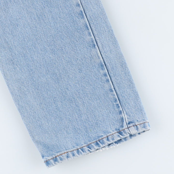 90'S Levi's 505-4834 Regular Fit Straight Leg Tapered Denim Pants, Men's, Size W32, Vintage cotton blue type Vintage Second Hand