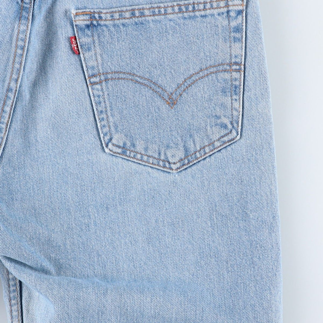 90'S Levi's 505-4834 Regular Fit Straight Leg Tapered Denim Pants, Men's, Size W32, Vintage cotton blue type Vintage Second Hand
