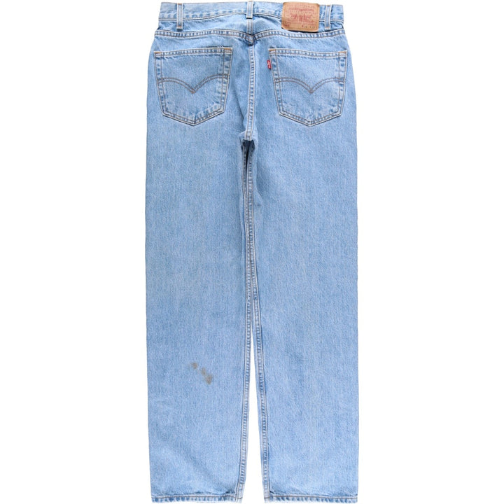 90'S Levi's 505-4834 Regular Fit Straight Leg Tapered Denim Pants, Men's, Size 33 (Vintage) cotton blue type Vintage Second Hand