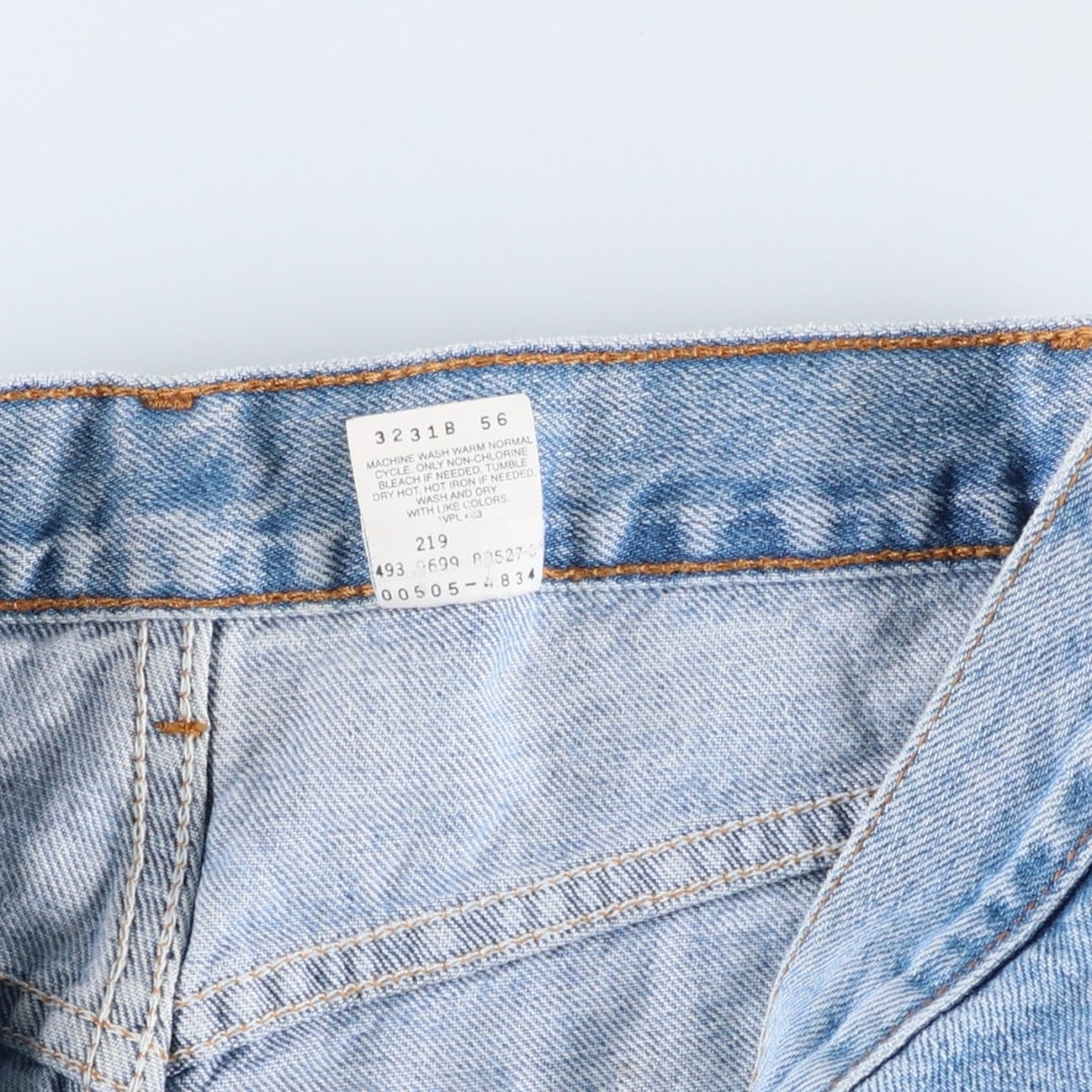 90'S Levi's 505-4834 Regular Fit Straight Leg Tapered Denim Pants, Men's, Size 33 (Vintage) cotton blue type Vintage Second Hand