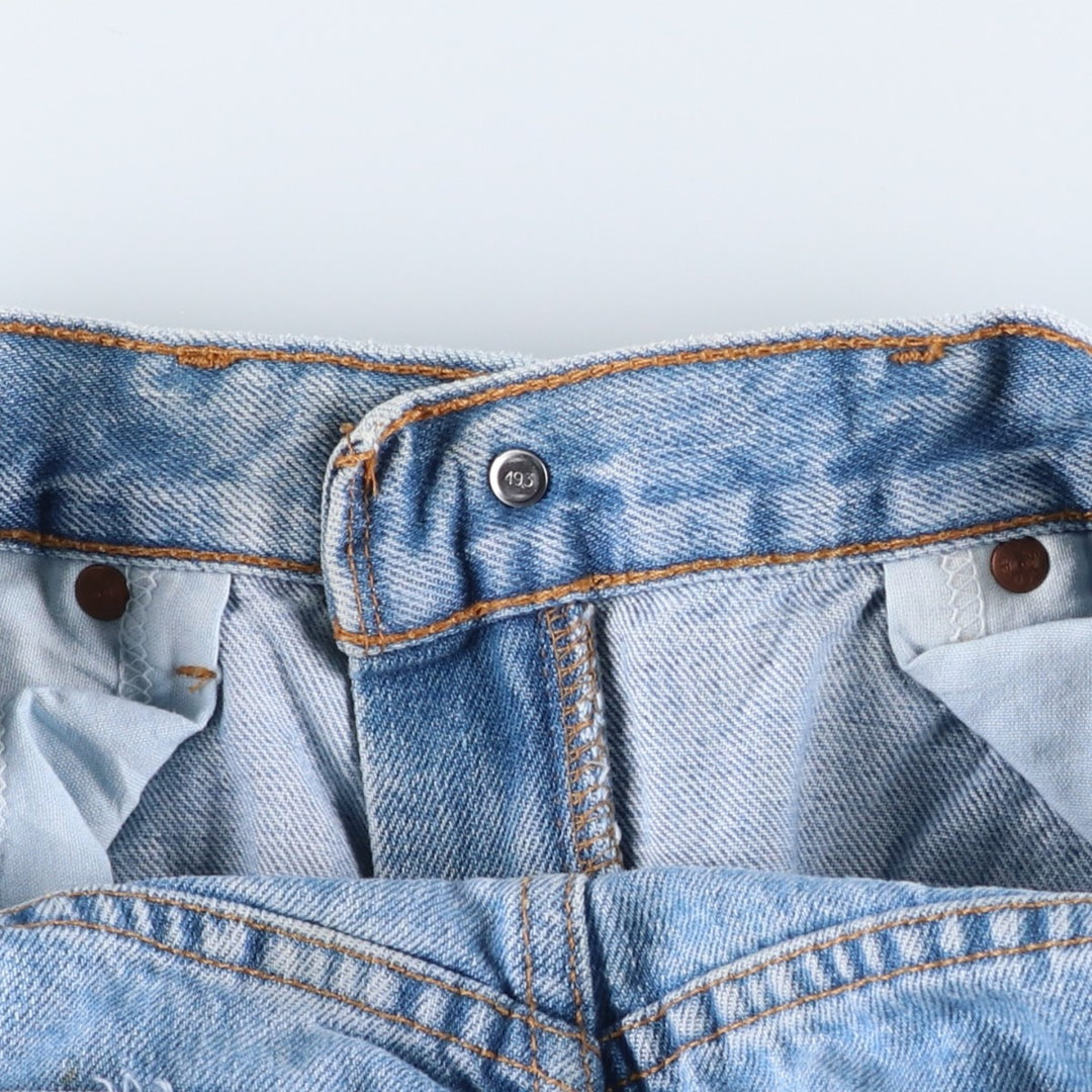 90'S Levi's 505-4834 Regular Fit Straight Leg Tapered Denim Pants, Men's, Size 33 (Vintage) cotton blue type Vintage Second Hand