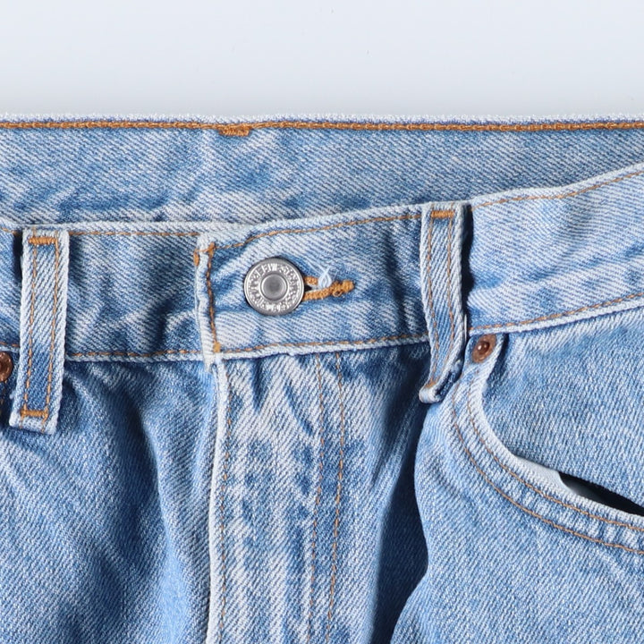 90'S Levi's 505-4834 Regular Fit Straight Leg Tapered Denim Pants, Men's, Size 33 (Vintage) cotton blue type Vintage Second Hand