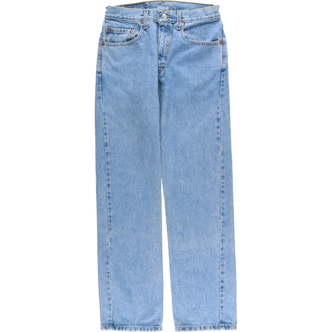 00'S Levi's 505 REGULAR FIT STRAIGHT LEG tapered denim pants for men, W30 equivalent cotton blue type Vintage Second Hand