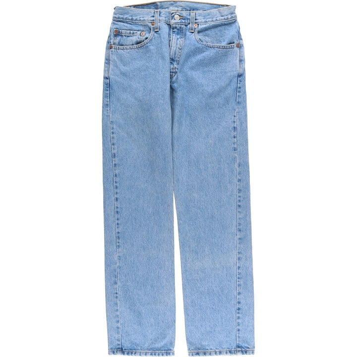 00'S Levi's 505 REGULAR FIT STRAIGHT LEG tapered denim pants for men, W30 equivalent cotton blue type Vintage Second Hand