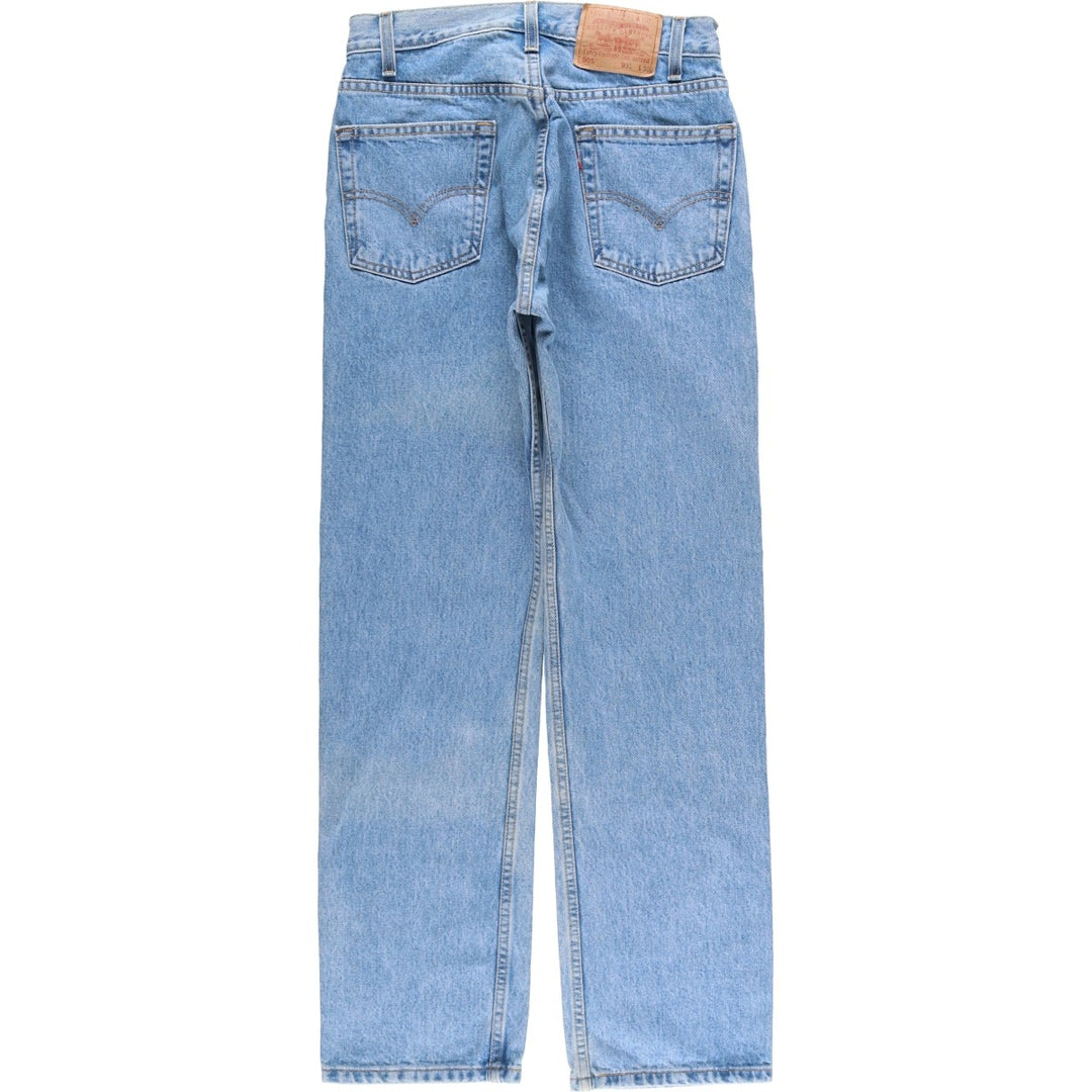 00'S Levi's 505 REGULAR FIT STRAIGHT LEG tapered denim pants for men, W30 equivalent cotton blue type Vintage Second Hand