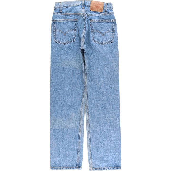 00'S Levi's 505 REGULAR FIT STRAIGHT LEG tapered denim pants for men, W30 equivalent cotton blue type Vintage Second Hand
