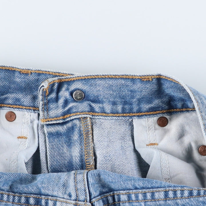 00'S Levi's 505 REGULAR FIT STRAIGHT LEG tapered denim pants for men, W30 equivalent cotton blue type Vintage Second Hand