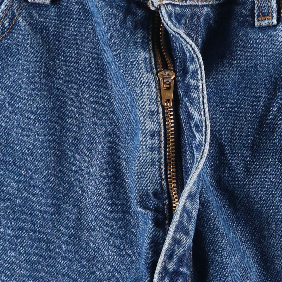 00'S Levi's 505 REGULAR FIT STRAIGHT LEG tapered denim pants for men, size w33 cotton blue type Vintage Second Hand