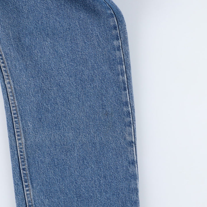 00'S Levi's 505 REGULAR FIT STRAIGHT LEG tapered denim pants for men, size w33 cotton blue type Vintage Second Hand