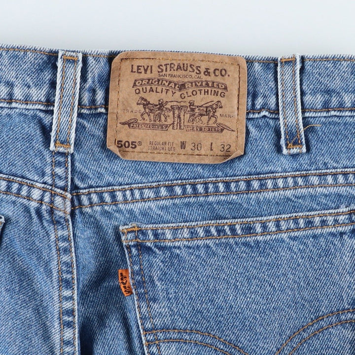 90'S Levi's 40505-0214 Orange Tab Tapered Denim Pants, Men's, Size W30, Vintage cotton blue type Vintage Second Hand