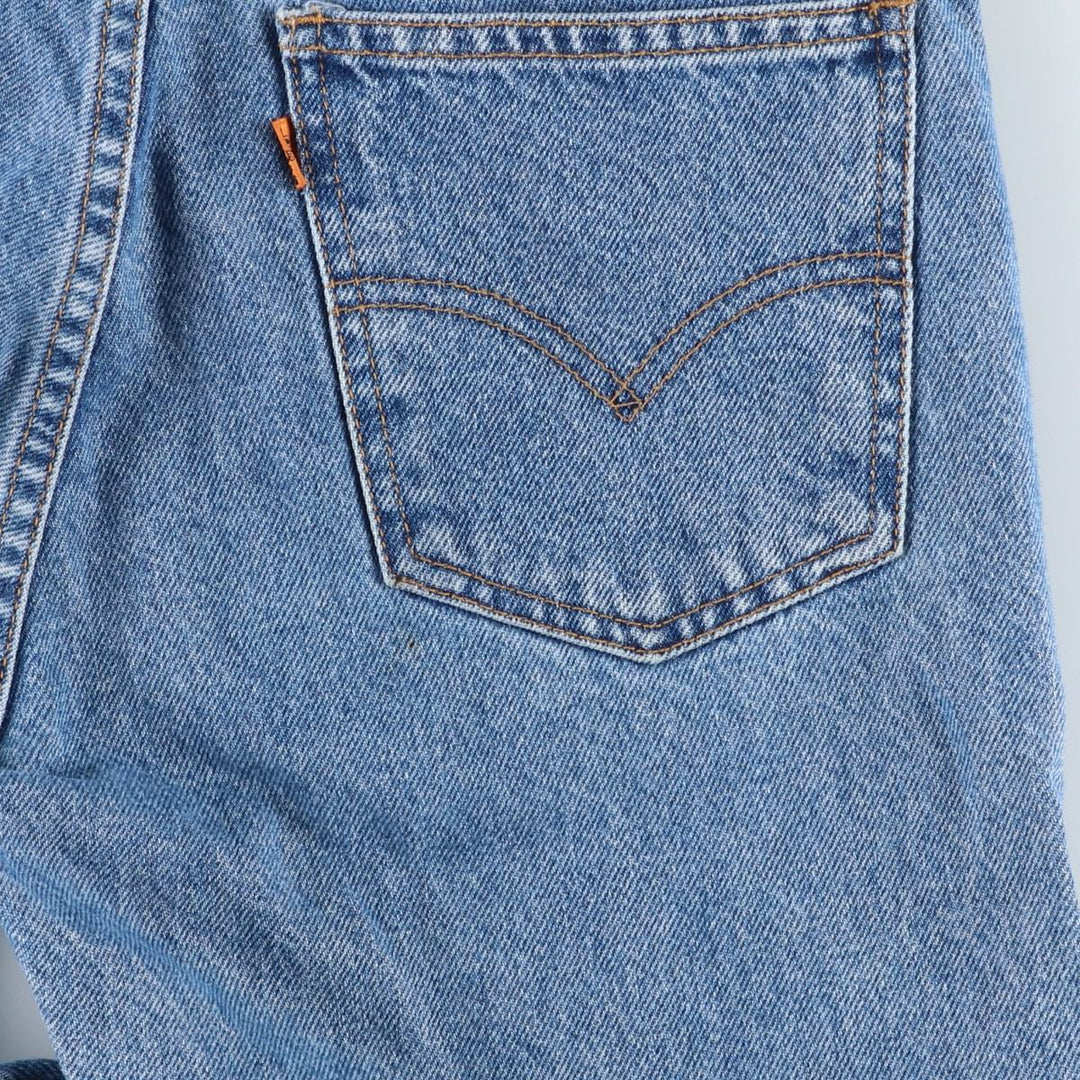 90'S Levi's 40505-0214 Orange Tab Tapered Denim Pants, Men's, Size W30, Vintage cotton blue type Vintage Second Hand