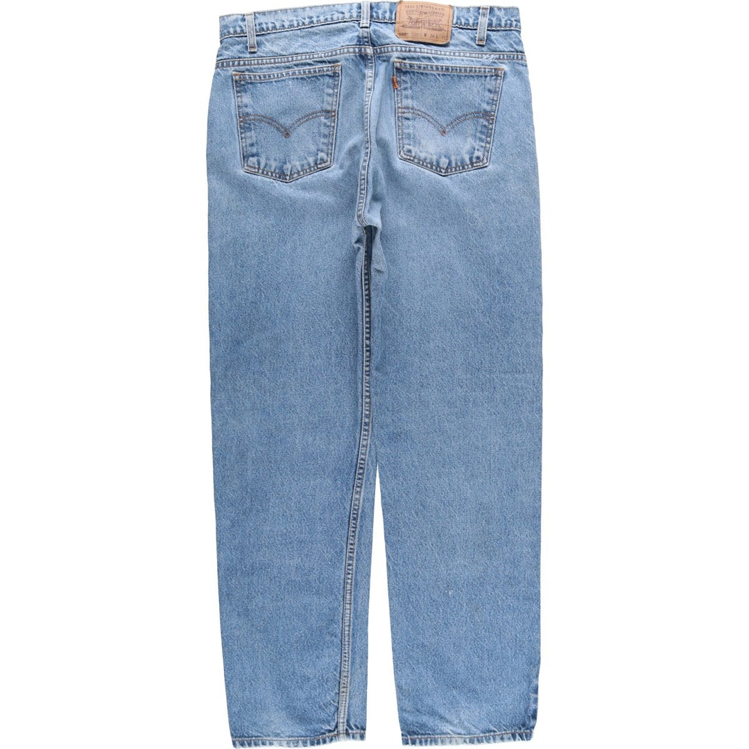 90'S Levi's 40505-0215 Orange Tab Tapered Denim Pants, Men's, Size 34 (Vintage) cotton blue type Vintage Second Hand