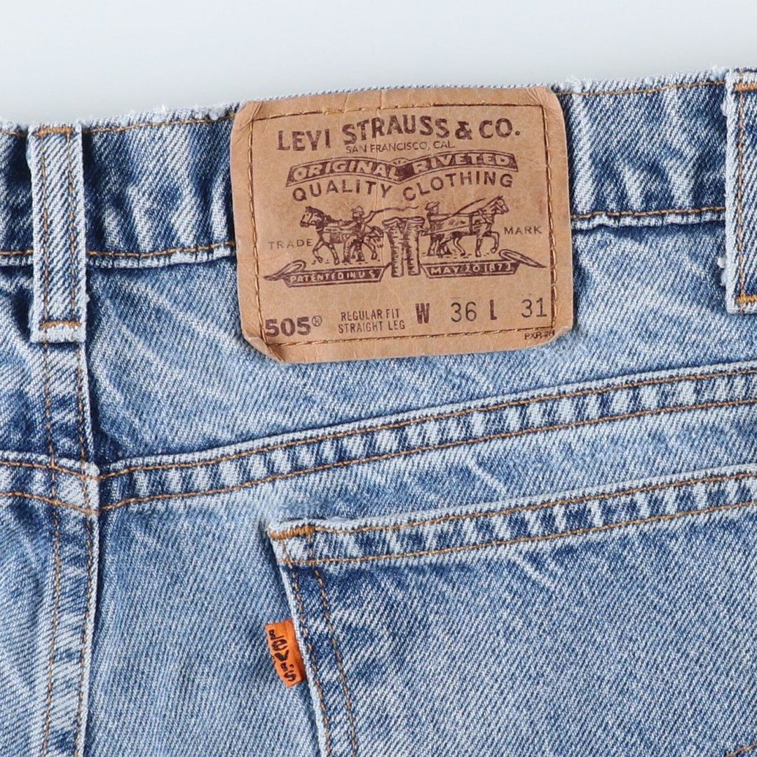 90'S Levi's 40505-0215 Orange Tab Tapered Denim Pants, Men's, Size 34 (Vintage) cotton blue type Vintage Second Hand