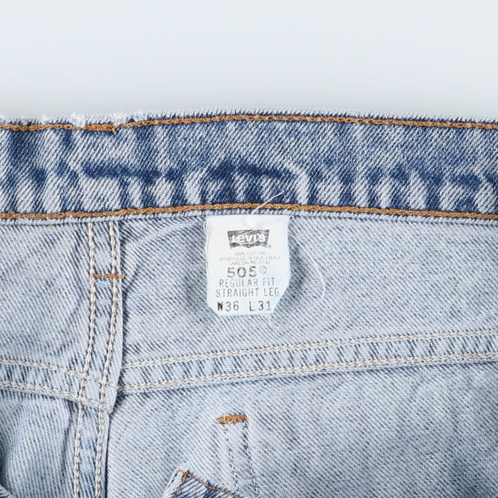 90'S Levi's 40505-0215 Orange Tab Tapered Denim Pants, Men's, Size 34 (Vintage) cotton blue type Vintage Second Hand