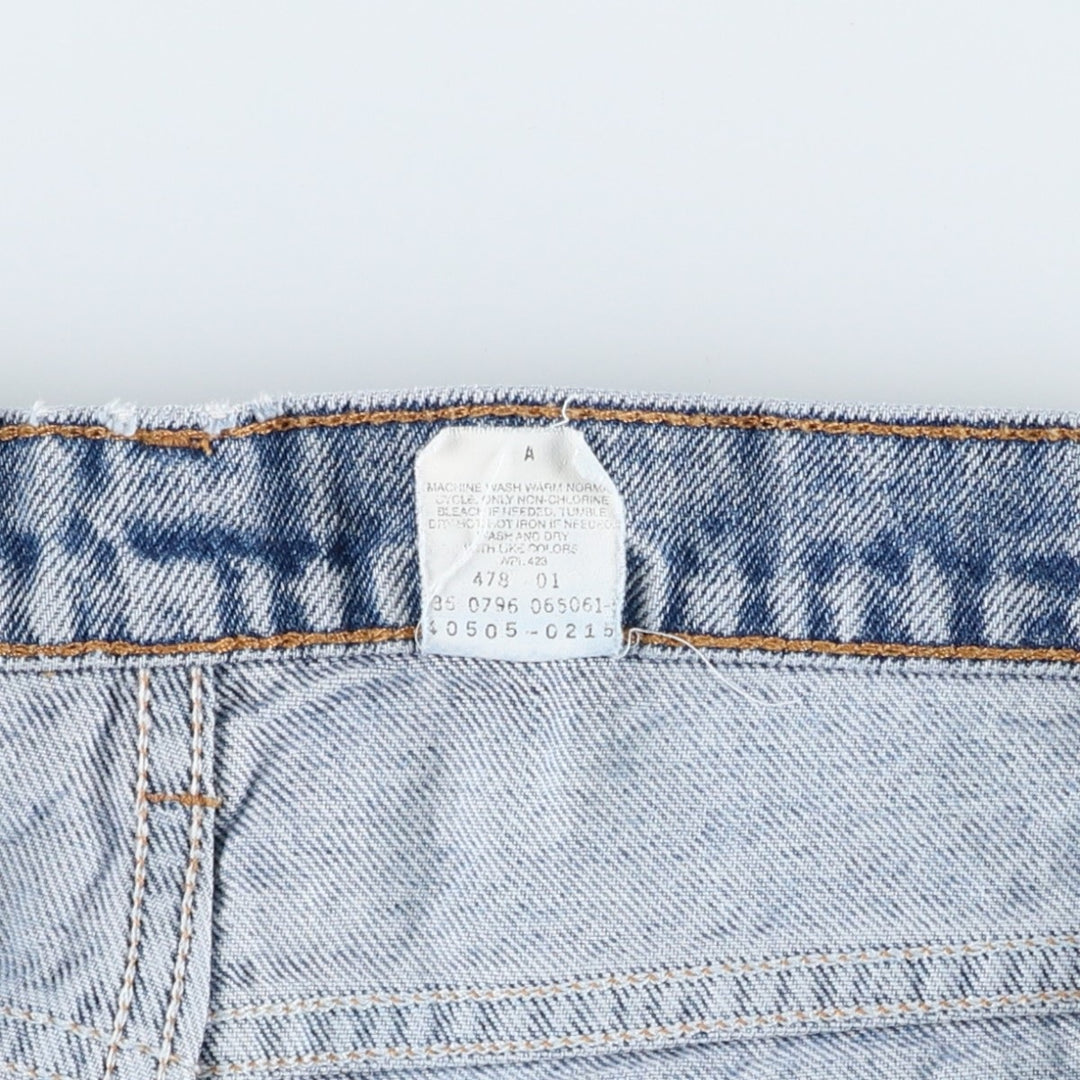 90'S Levi's 40505-0215 Orange Tab Tapered Denim Pants, Men's, Size 34 (Vintage) cotton blue type Vintage Second Hand