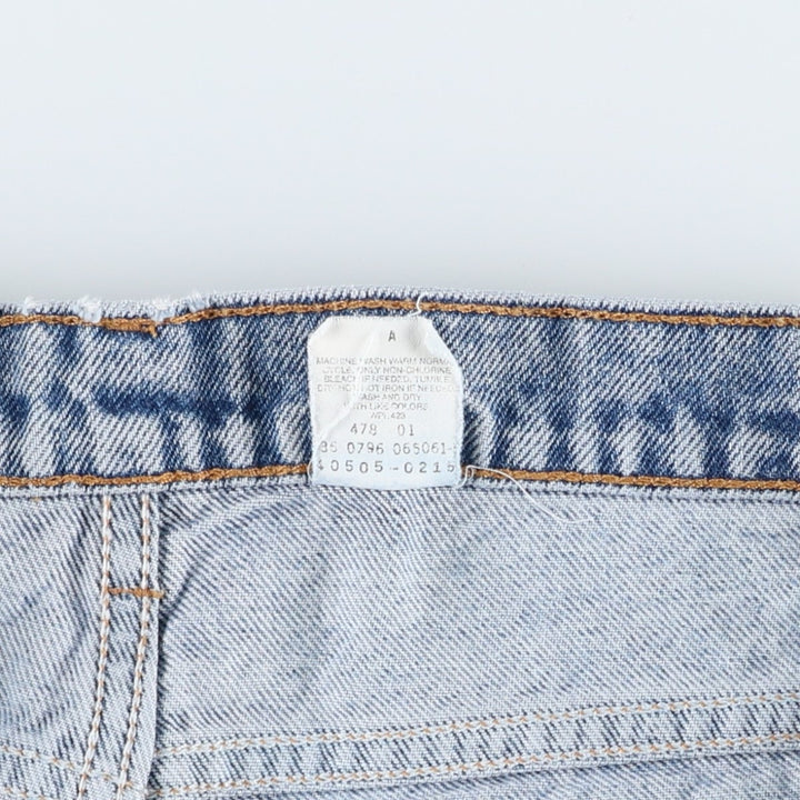 90'S Levi's 40505-0215 Orange Tab Tapered Denim Pants, Men's, Size 34 (Vintage) cotton blue type Vintage Second Hand