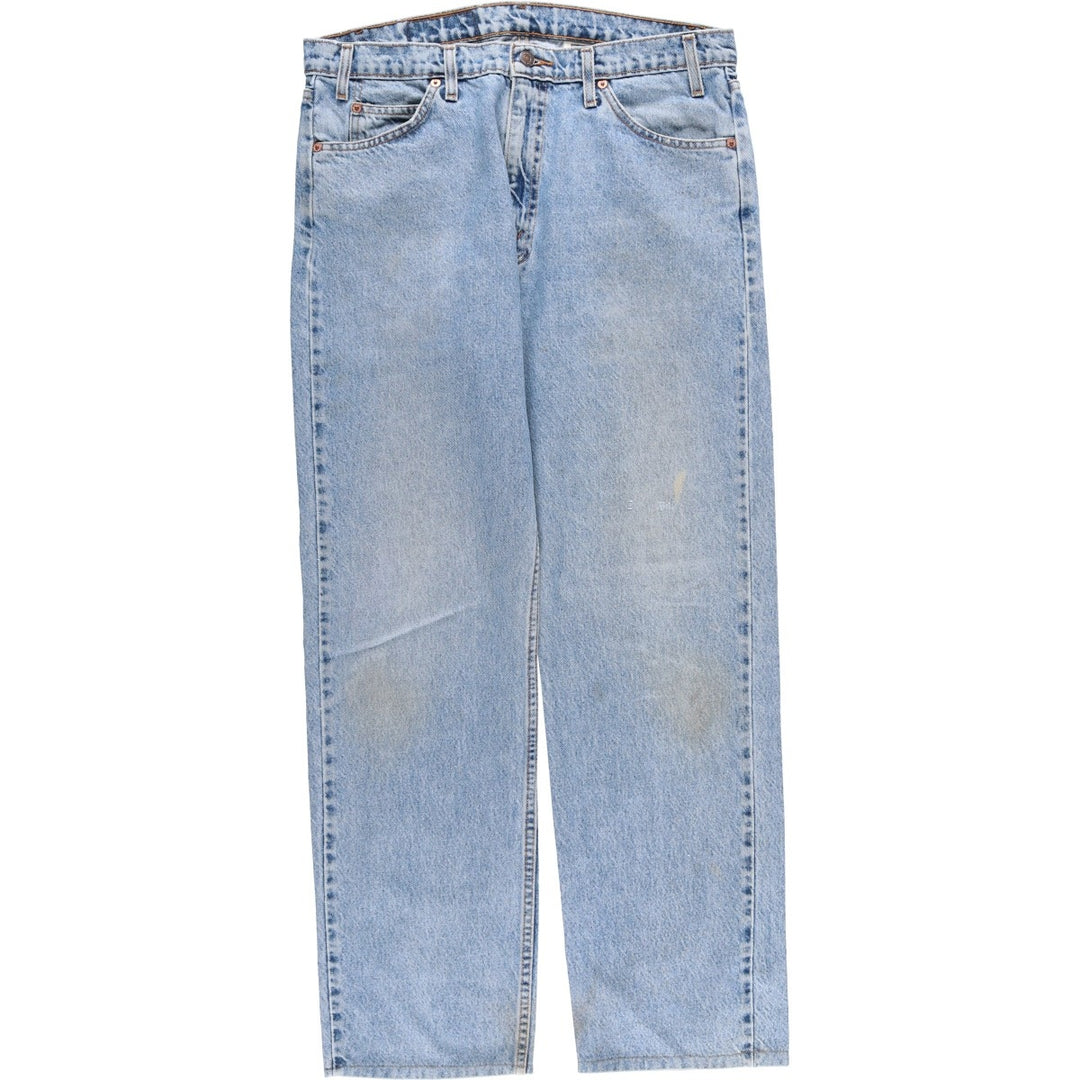 90'S Levi's 4505-0214 Regular Fit Straight Leg Tapered Denim Pants with Orange Tab, Men's Size 34 (Vintage) cotton blue type Vintage Second Hand