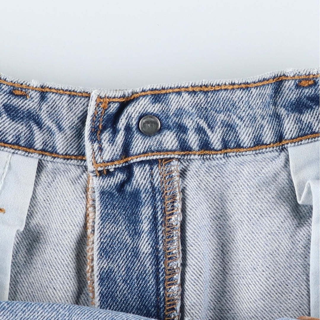 90'S Levi's 4505-0214 Regular Fit Straight Leg Tapered Denim Pants with Orange Tab, Men's Size 34 (Vintage) cotton blue type Vintage Second Hand