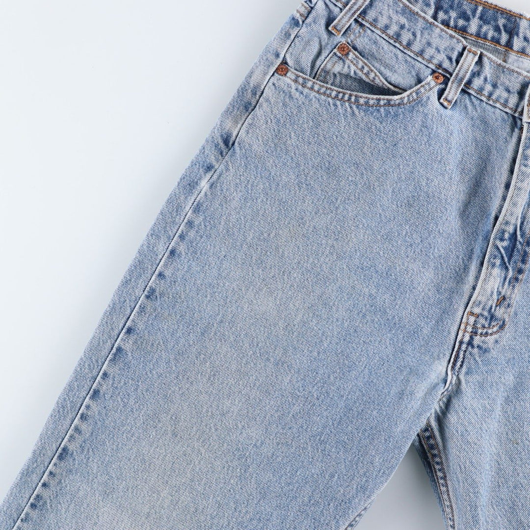 90'S Levi's 4505-0214 Regular Fit Straight Leg Tapered Denim Pants with Orange Tab, Men's Size 34 (Vintage) cotton blue type Vintage Second Hand