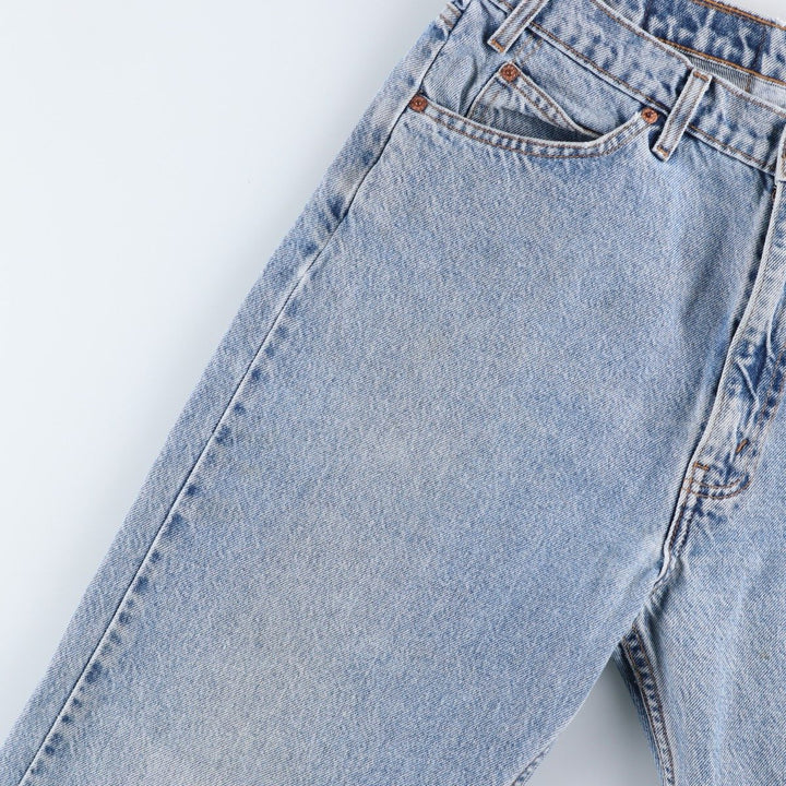 90'S Levi's 4505-0214 Regular Fit Straight Leg Tapered Denim Pants with Orange Tab, Men's Size 34 (Vintage) cotton blue type Vintage Second Hand