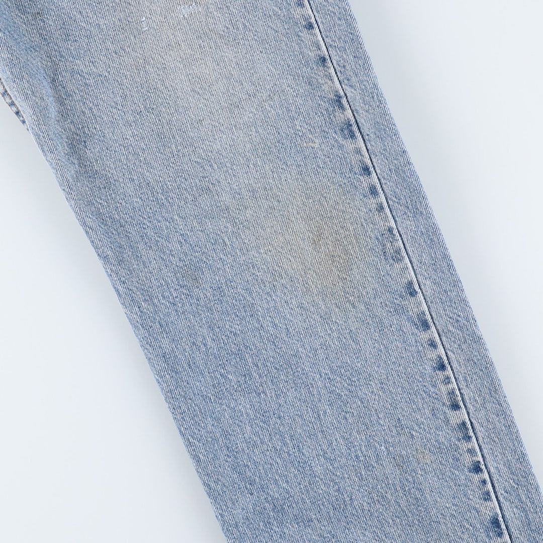 90'S Levi's 4505-0214 Regular Fit Straight Leg Tapered Denim Pants with Orange Tab, Men's Size 34 (Vintage) cotton blue type Vintage Second Hand