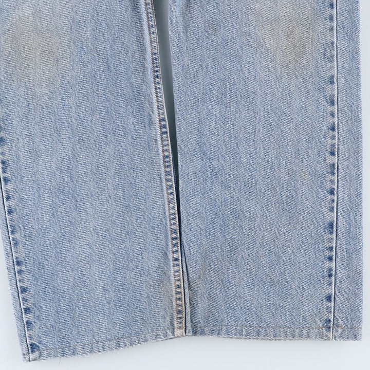 90'S Levi's 4505-0214 Regular Fit Straight Leg Tapered Denim Pants with Orange Tab, Men's Size 34 (Vintage) cotton blue type Vintage Second Hand