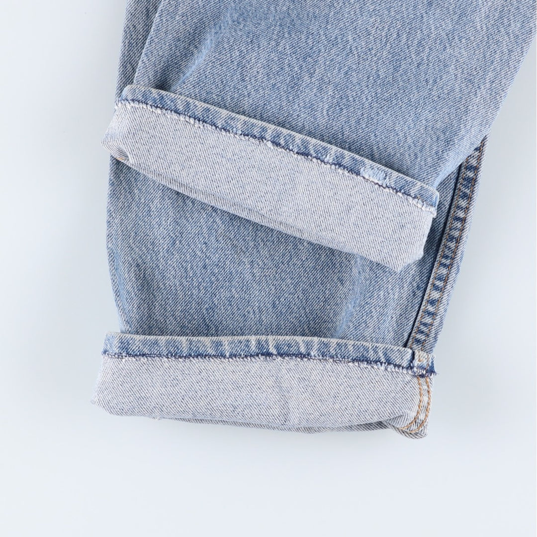 90'S Levi's 4505-0214 Regular Fit Straight Leg Tapered Denim Pants with Orange Tab, Men's Size 34 (Vintage) cotton blue type Vintage Second Hand