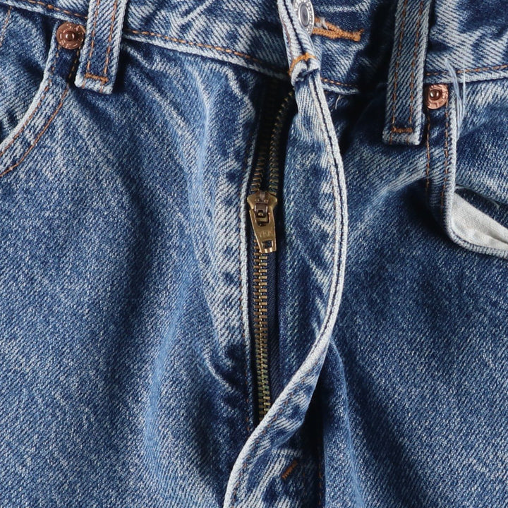 00'S Levi's 505 REGULAR FIT STRAIGHT LEG tapered denim pants for men, size w31 cotton blue type Vintage Second Hand