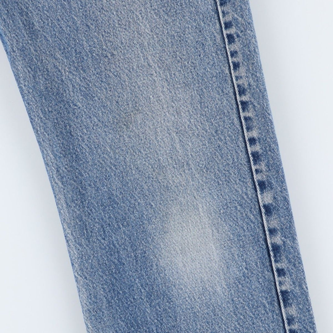 00'S Levi's 505 REGULAR FIT STRAIGHT LEG tapered denim pants for men, size w31 cotton blue type Vintage Second Hand