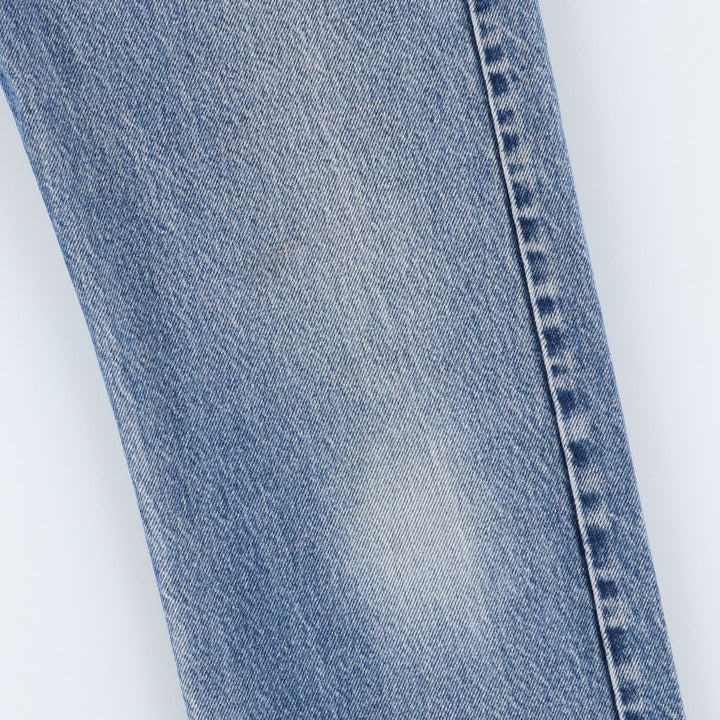 00'S Levi's 505 REGULAR FIT STRAIGHT LEG tapered denim pants for men, size w31 cotton blue type Vintage Second Hand