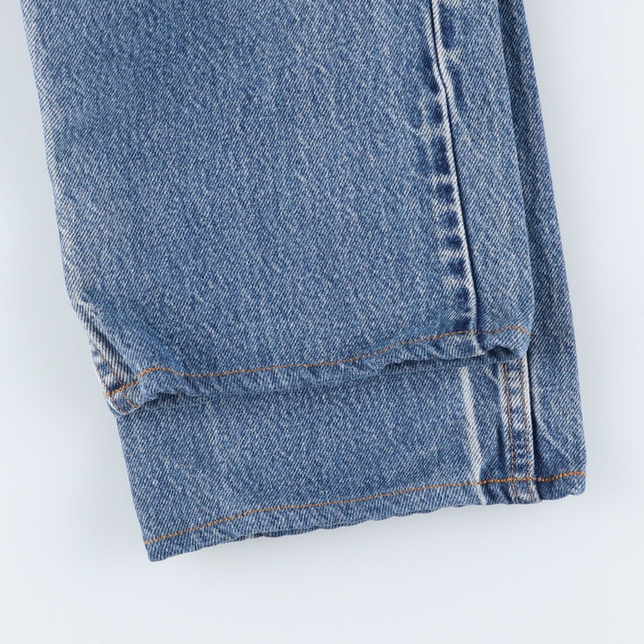 00'S Levi's 505 REGULAR FIT STRAIGHT LEG tapered denim pants for men, size w31 cotton blue type Vintage Second Hand