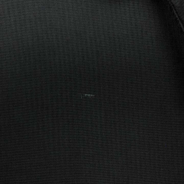 Perry Ellis PERRY ELLIS Short Sleeve Open Collar Silk Shirt Box Shirt Men's L Size silk black type Vintage Second Hand