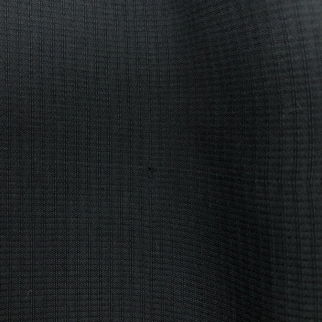 Perry Ellis PERRY ELLIS Short Sleeve Open Collar Silk Shirt Box Shirt Men's L Size silk black type Vintage Second Hand