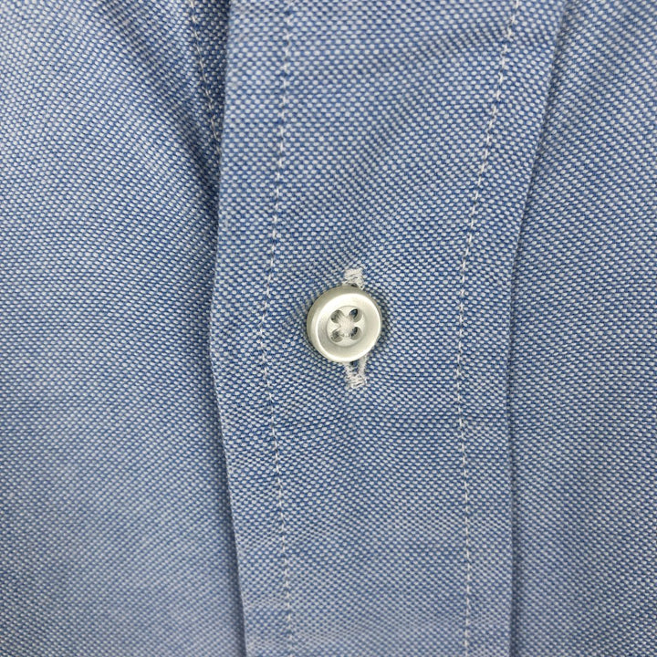 Vintage 1970s-1980'S Brooks Brothers BROOKSGATE long-sleeved button-down shirt, Made in USA, Men's size M cotton Blue type light blue Vintage Second Hand