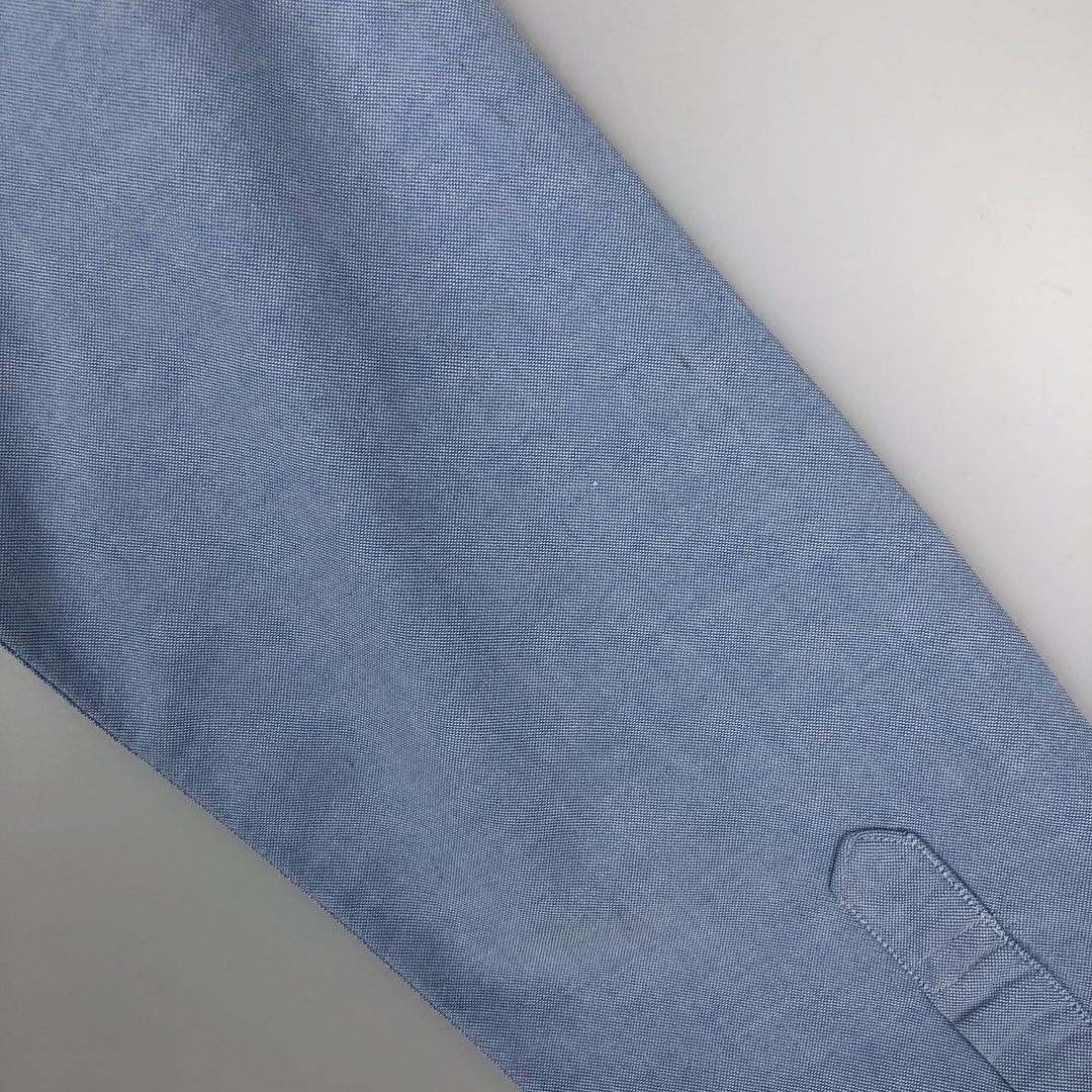 Vintage 1970s-1980'S Brooks Brothers BROOKSGATE long-sleeved button-down shirt, Made in USA, Men's size M cotton Blue type light blue Vintage Second Hand