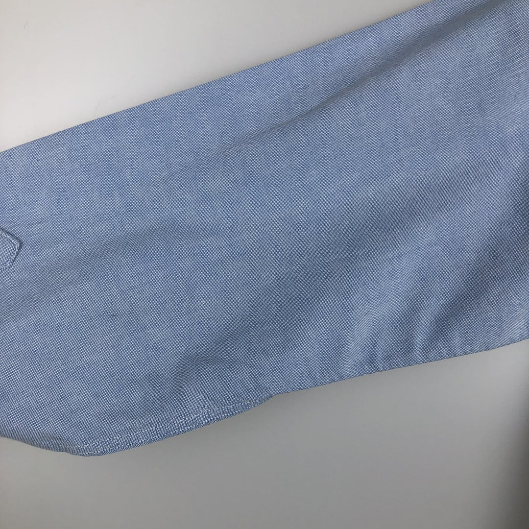 Vintage 1970s-1980'S Brooks Brothers BROOKSGATE long-sleeved button-down shirt, Made in USA, Men's size M cotton Blue type light blue Vintage Second Hand