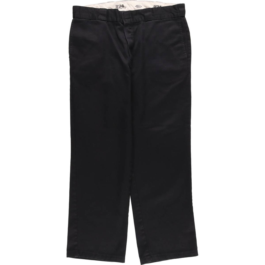 Dickies 874 Original Fit Work Pants for Men, W36 polyester black type Vintage Second Hand