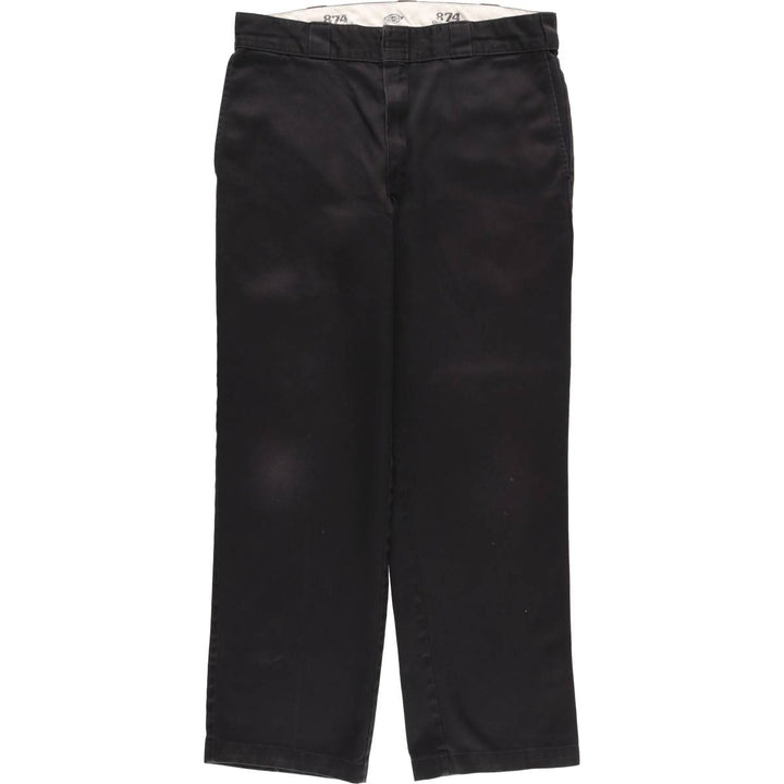 Dickies 874 Original Fit Work Pants, Men's, Size W35 polyester black type Vintage Second Hand