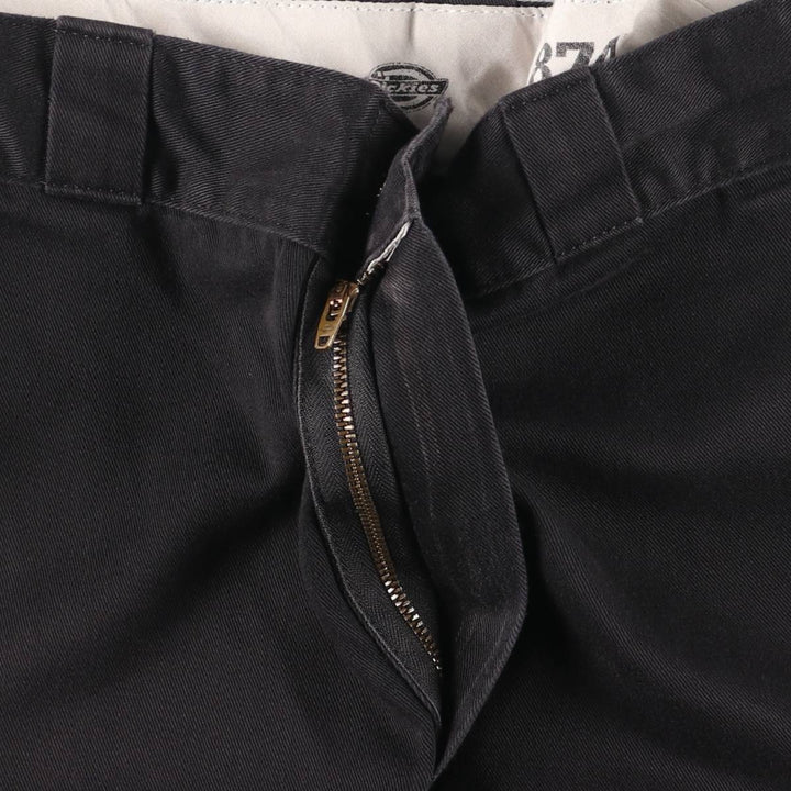 Dickies 874 Original Fit Work Pants, Men's, Size W35 polyester black type Vintage Second Hand