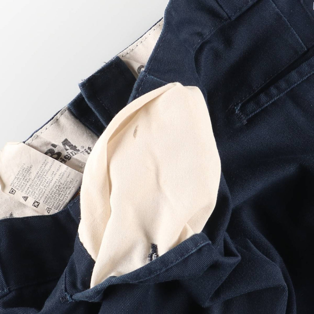 Dickies 874 Original Fit Work Pants, Men's, Size W34 polyester navy blue type Vintage Second Hand